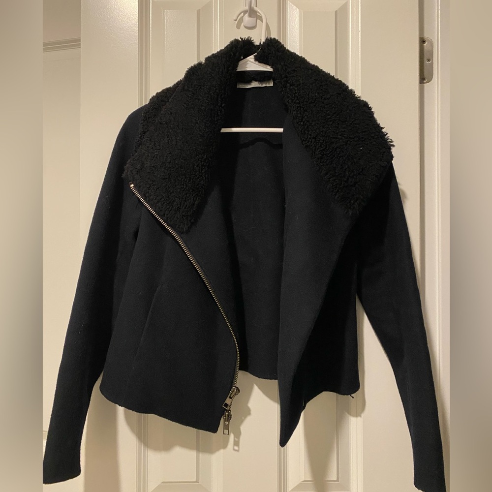 Vince Wool Coat - navy size XS